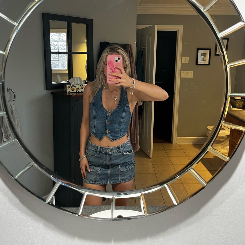 Zara Jean Cargo Skirt